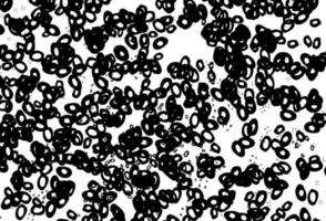 Black and white vector backdrop with dots.