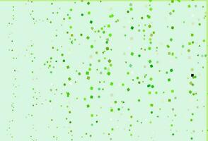 Light Green vector backdrop with lines, circles, rhombus.