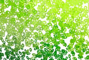 Light Green vector pattern with spheres.