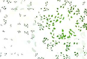 Light Green vector texture with random forms.