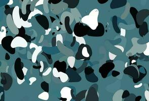 Light BLUE vector background with abstract forms.