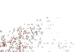 Light Green, Red vector backdrop with abstract shapes.