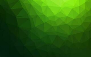 Light Green vector polygon abstract backdrop.