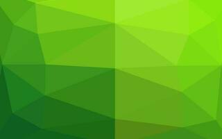 Light Green vector abstract polygonal texture.