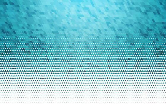 textura transparente de vector azul claro en estilo triangular.