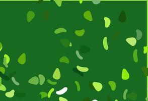 Light Green vector background with abstract forms.