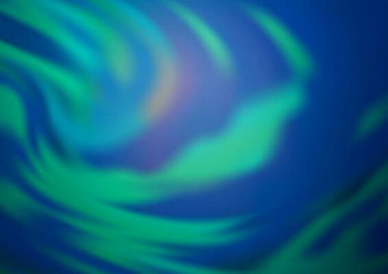 Light BLUE vector blurred bright template.