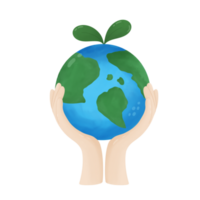 earth in hand png