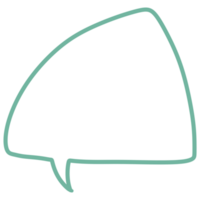 Hand Drawn Speech Bubble png