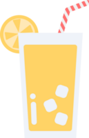 glass of orange juice cartoon png