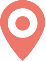 red pin mark travel icon png