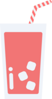 glass of strawberry juice cartoon png