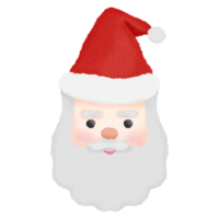 Paper texture lovely Santa Claus png