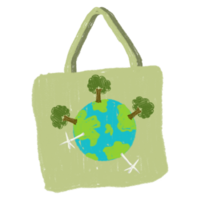 lumière vert tissu sac png