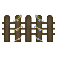 Lovely kawaii fence png