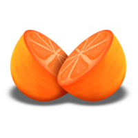 encantador kawaii naranja png