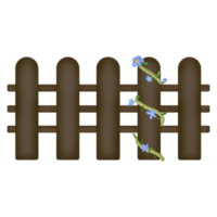 Lovely kawaii fence png