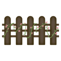 Lovely kawaii fence png