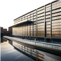 Modern Architecture Patterns generative with AI png