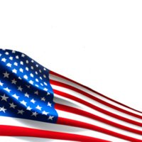 explorant le américain drapeau génératif avec ai png