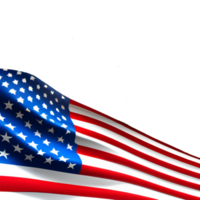 explorando a americano bandeira generativo com ai png