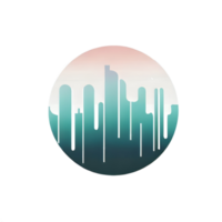 Science And Technology City Skyline Silhouette PNG Images generative with AI