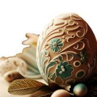 Whimsical Easter Egg Decorations generative with AI png