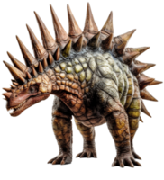 estegosaurio png ai generado