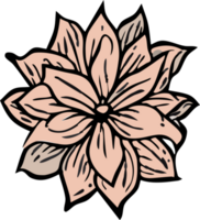 oärlig blomma png grafisk ClipArt design