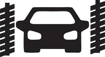 car vehicle transportation icon symbol vector image. Illustration of the automobile automotive motor vector design. EPS 10