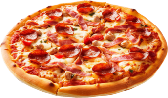 Pizza side view with . png