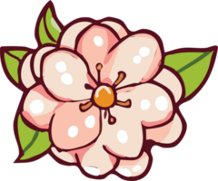 Blooming flower png graphic clipart design