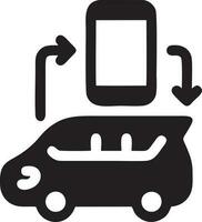 car vehicle transportation icon symbol vector image. Illustration of the automobile automotive motor vector design. EPS 10