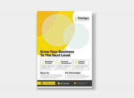 Business Corporate Flyer Poster Template. Business brochure flyer design vector