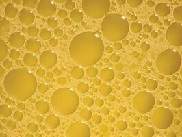 High color frothy urine with bubbles. Foamy excretion. photo