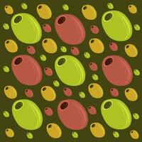 Olives vector illustration for graphic design and decorative element