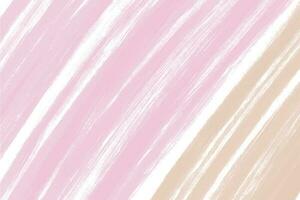 Gentle vector background, brush strokes in cute pink and beige color