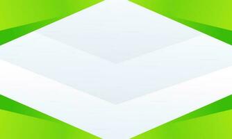 Green frame abstract isolated on gray background vector