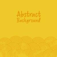 Yellow Japanese pattern vector background