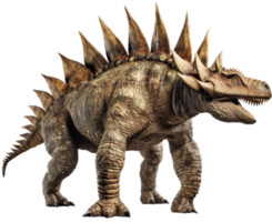 estegosaurio png ai generado