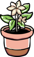 em vaso flor png gráfico clipart Projeto