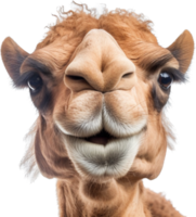 kameel grappig PNG met ai gegenereerd.