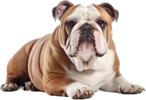 buldogue png com ai gerado.