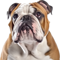 bouledogue png avec ai généré.