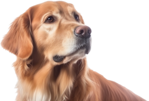 golden Retriever png mit ai generiert.