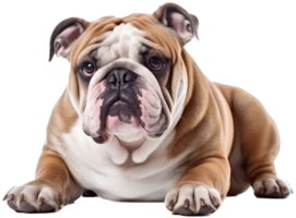 buldogue png com ai gerado.