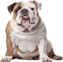 bulldog png con ai generato.