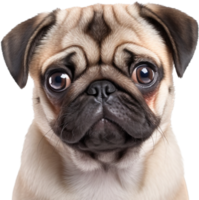 pug png com ai gerado.