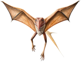 Pteranodon volante png con ai generato.