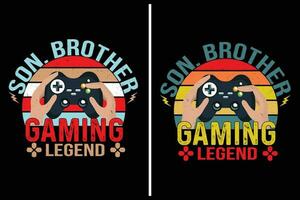 game t shirt gaming quotes t shirt Gamer t shirt Design vector